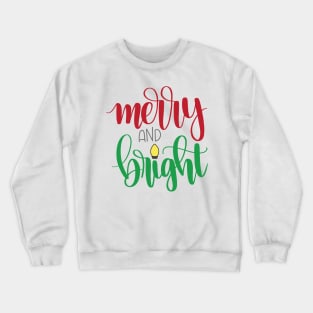 Merry & Bright Christmas Crewneck Sweatshirt